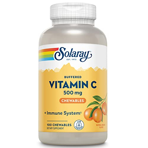 Foto 2 pulgar | Vitamina C, Masticable Solaray, Tamponada, 500 Mg Con Rosa Mosqueta 100 - Venta Internacional.