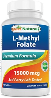 Foto 1 | Suplemento Best Naturals De Folato De Metilo, 15 Mg, 60 Comprimidos - Venta Internacional.