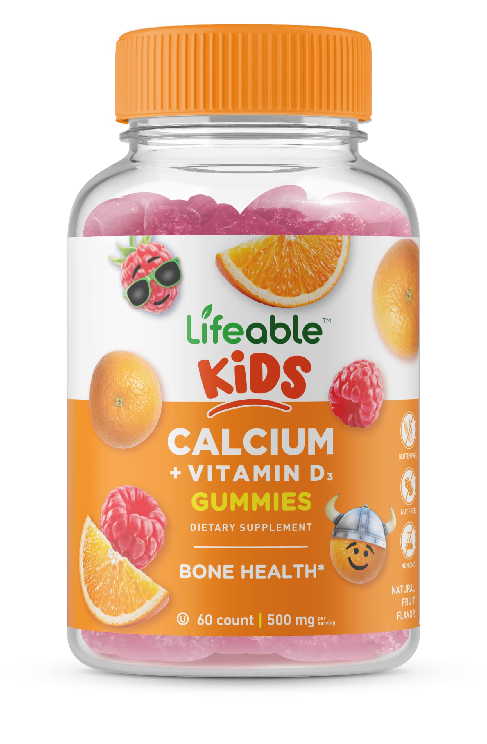 Foto 2 pulgar | Gomitas De Calcio Lifeable, 500 Mg, Con Vitamina D3, 1000 Ui, 60 Unidades - Venta Internacional.