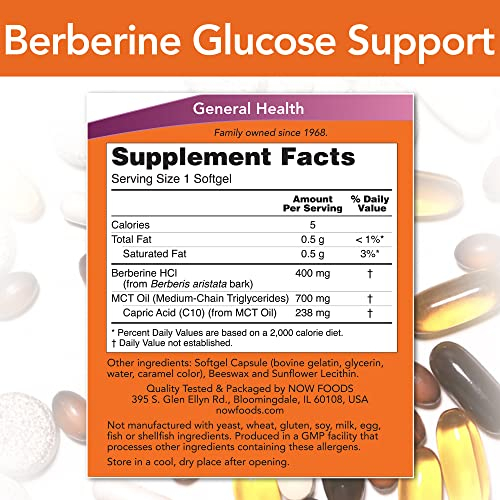 Foto 3 pulgar | Supplement Now Berberine Glucosa Support 90 Cápsulas Blandas - Venta Internacional.