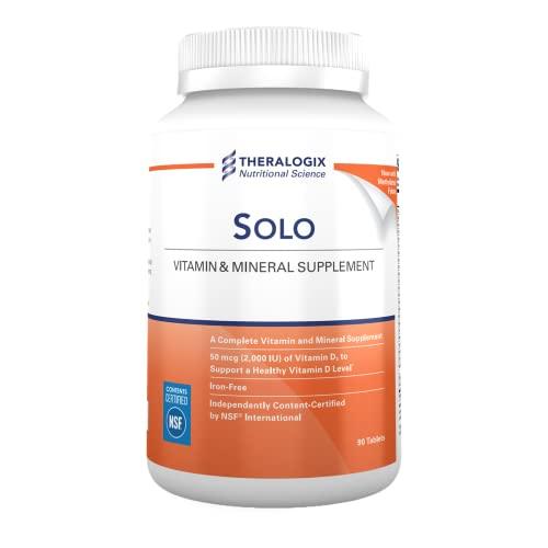 Foto 2 pulgar | Suplemento Multivitamínico Theralogix Solo Daily Para Hombres De 90 Días - Venta Internacional.