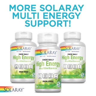 Foto 5 | Suplemento Solaray Multi Energy Sin Hierro 2 Cápsulas Al Día - Venta Internacional.