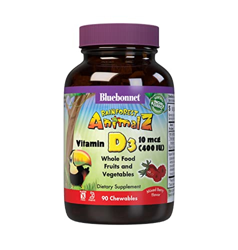 Foto 2 pulgar | Suplemento de Vitamina D3 de Bluebonnet Nutrition Rainforest Animalz - Venta Internacional