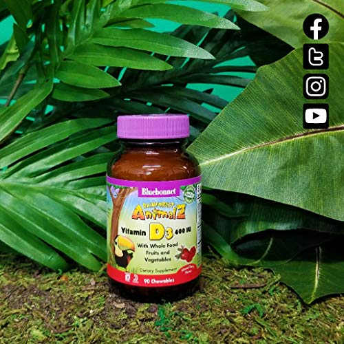 Foto 8 pulgar | Suplemento de Vitamina D3 de Bluebonnet Nutrition Rainforest Animalz - Venta Internacional