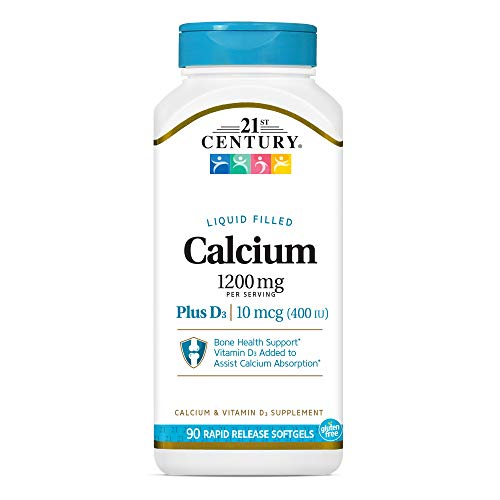 Foto 2 pulgar | Suplemento 21st Century Calcium Plus D3 1200 Mg 90 Cápsulas Blandas - Venta Internacional.