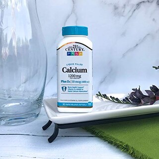 Foto 4 | Suplemento 21st Century Calcium Plus D3 1200 Mg 90 Cápsulas Blandas - Venta Internacional.