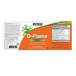 Foto 2 | Supplement Now Foods D-flame 90 Vcaps - Venta Internacional.