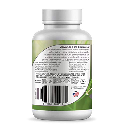 Foto 4 pulgar | Suplemento Zahler De Vitamina D3 3000 Ui 120 Cápsulas Blandas - Venta Internacional.