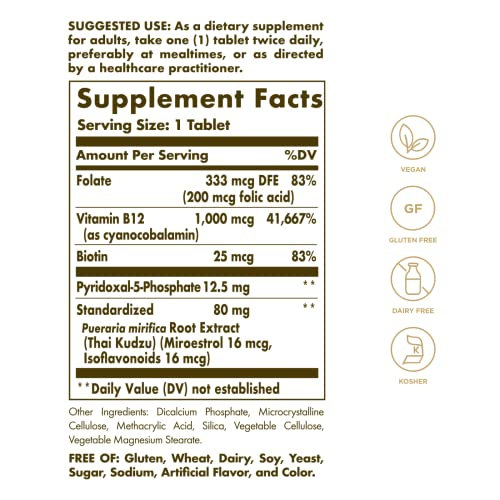 Foto 3 pulgar | Suplemento Solgar Pm Phytogen Complex 60 Comprimidos - Venta Internacional.