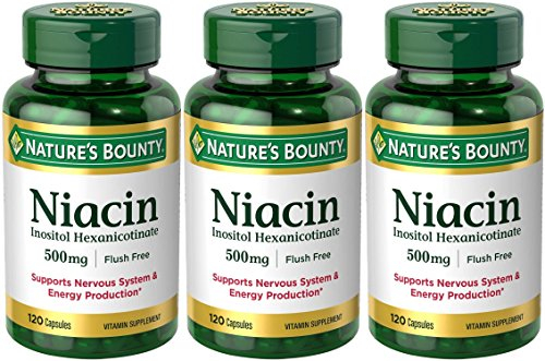 Foto 2 pulgar | Suplemento Nature's Bounty Niacin Flush Free 500 Mg 120 Cápsulas  - Venta Internacional.