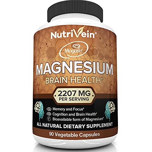 Foto 2 pulgar | Suplemento Nutrivein L-treonato De Magnesio 2207 Mg 90 Cápsulas - Venta Internacional.