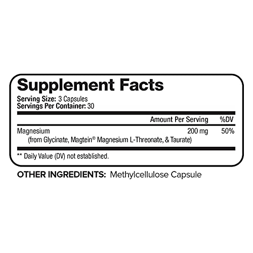 Foto 4 pulgar | Suplemento Nutrivein L-treonato De Magnesio 2207 Mg 90 Cápsulas - Venta Internacional.