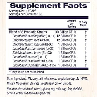 Foto 5 | Complementa El Probiótico Healthy Origins, 30 Mil Millones De Cfu, 60 Quilates - Venta Internacional.