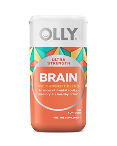 Foto 2 pulgar | Suplemento Olly Ultra Strength Brain Softgels, 60 Unidades - Venta Internacional.