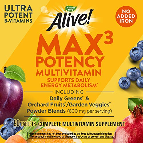 Foto 3 pulgar | ¡complementa Nature's Way Alive! Multivitamínico Max3 Potency - Venta Internacional.