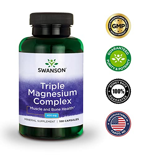 Foto 8 pulgar | Suplemento Swanson Triple Magnesium Complex 100 Cápsulas - Venta Internacional.