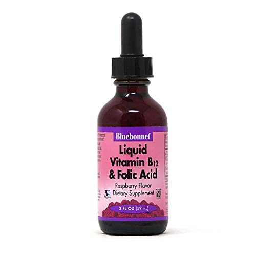 Foto 1 | Suplemento Bluebonnet Liquid De Vitamina B12 Y Ácido Fólico, 2 Fl O - Venta Internacional.