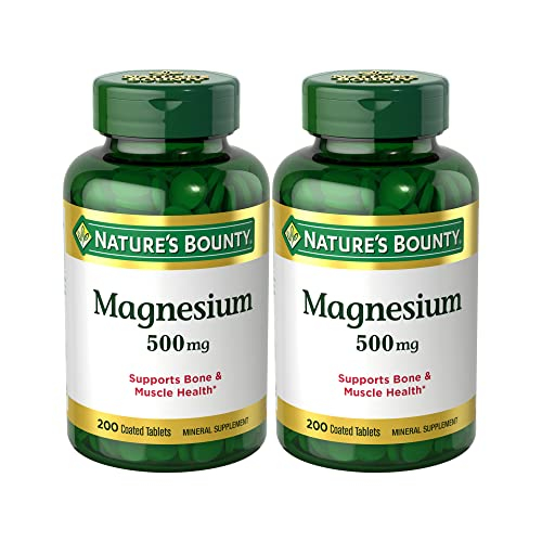 Foto 2 pulgar | Suplemento Nature's Bounty Magnesio 500 Mg 400 Comprimidos - Venta Internacional.