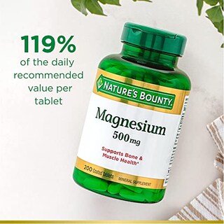 Foto 4 | Suplemento Nature's Bounty Magnesio 500 Mg 400 Comprimidos - Venta Internacional.