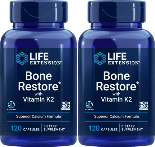 Foto 2 pulgar | Suplemento Life Extension Bone Restore Con Vitamina K2 120 Cápsulas - Venta Internacional.