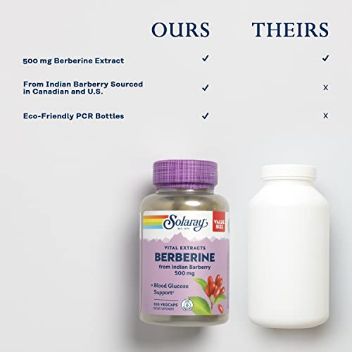 Foto 6 pulgar | Suplemento Solaray Berberine De 500 Mg A Partir De Raíz De Agracejo Indio - Venta Internacional.