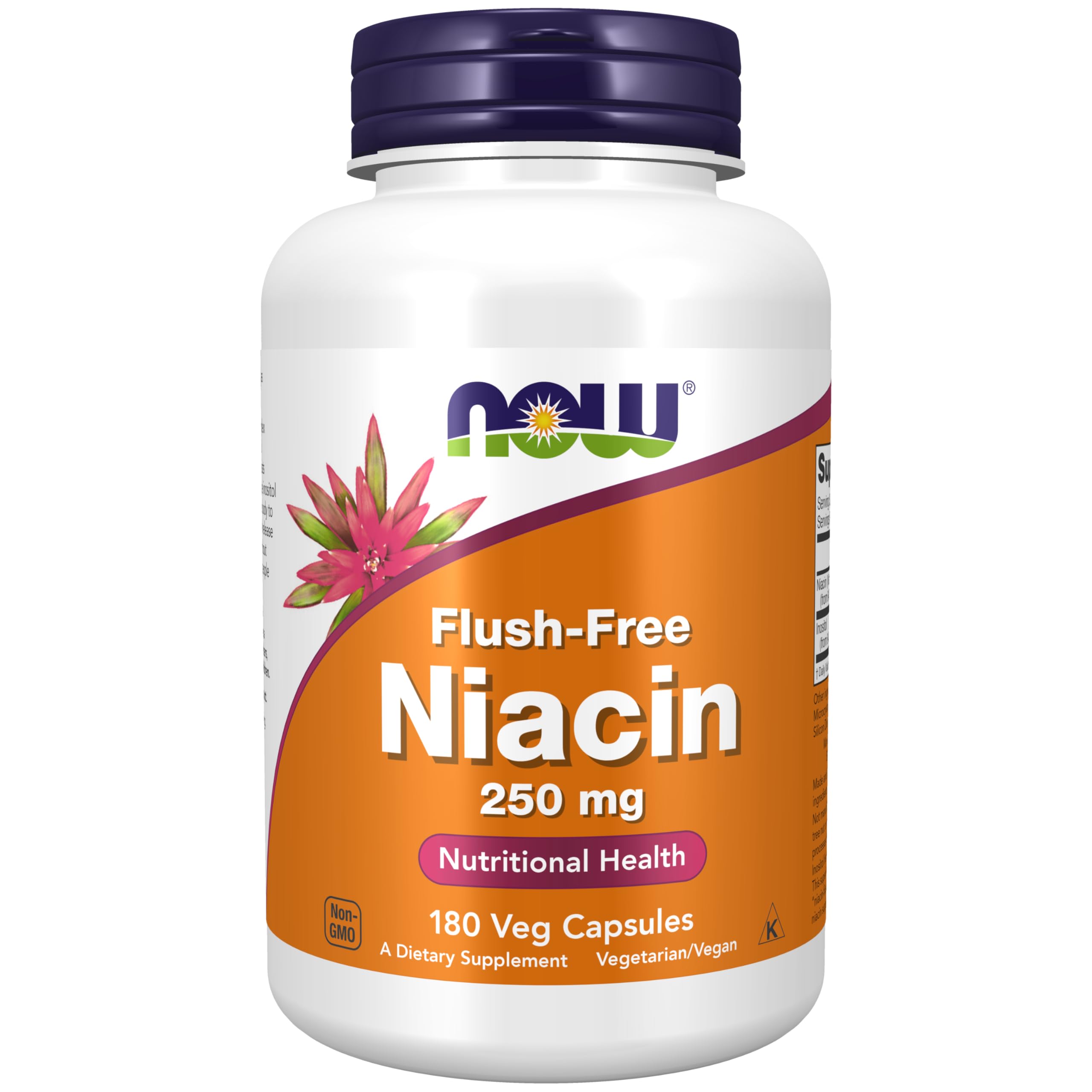 Foto 2 pulgar | Supplement Now Niacina (vitamina B-3) 250 Mg 180 Cápsulas Vegetarianas - Venta Internacional.