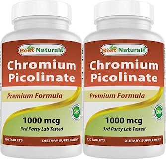 Foto 1 | Suplemento: Picolinato De Cromo Best Naturals, 1000 Mcg, 240 Tabletas - Venta Internacional.