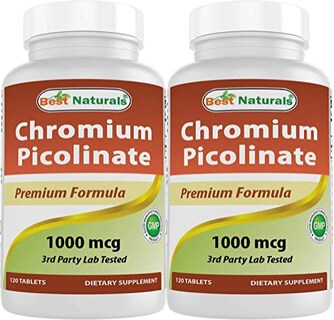 Foto 7 | Suplemento: Picolinato De Cromo Best Naturals, 1000 Mcg, 240 Tabletas - Venta Internacional.
