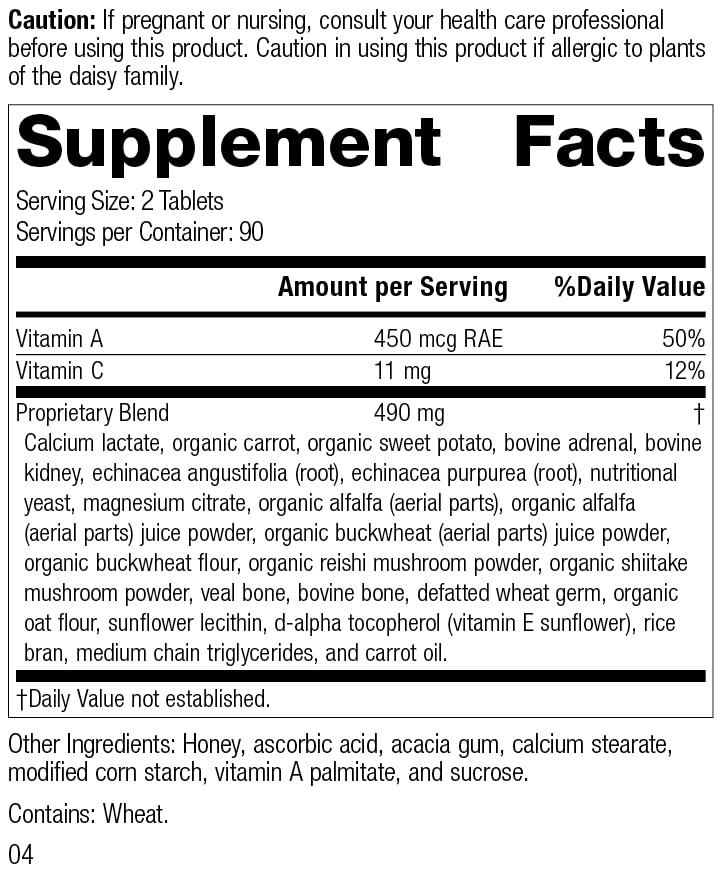Foto 3 pulgar | Suplemento Standard Process Cataplex A-c 180 Comprimidos - Venta Internacional.