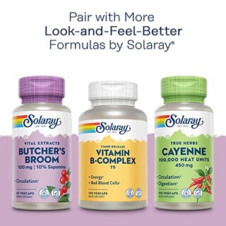 Foto 5 | Suplemento De Extracto De Semilla De Castaño De Indias Solaray, 400 Mg, 120 Verduras - Venta Internacional.