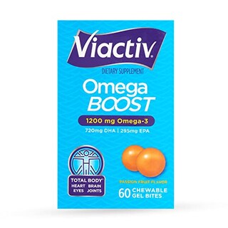 Foto 1 | Suplemento Viactiv Omega Boost 1200 Mg De Omega-3 60 Gel Bites - Venta Internacional.
