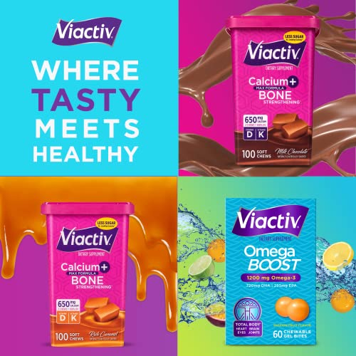 Foto 8 pulgar | Suplemento Viactiv Omega Boost 1200 Mg De Omega-3 60 Gel Bites - Venta Internacional.