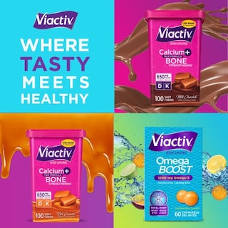 Foto 7 | Suplemento Viactiv Omega Boost 1200 Mg De Omega-3 60 Gel Bites - Venta Internacional.