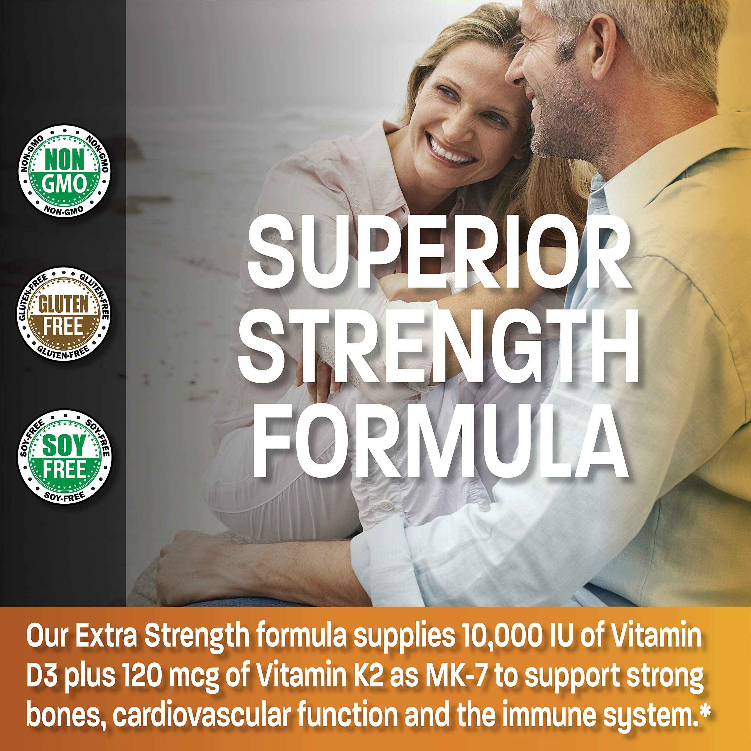 Foto 4 pulgar | Complemente La Vitamina K2 (mk7) De Bronson Con D3 Extra Strength - Venta Internacional