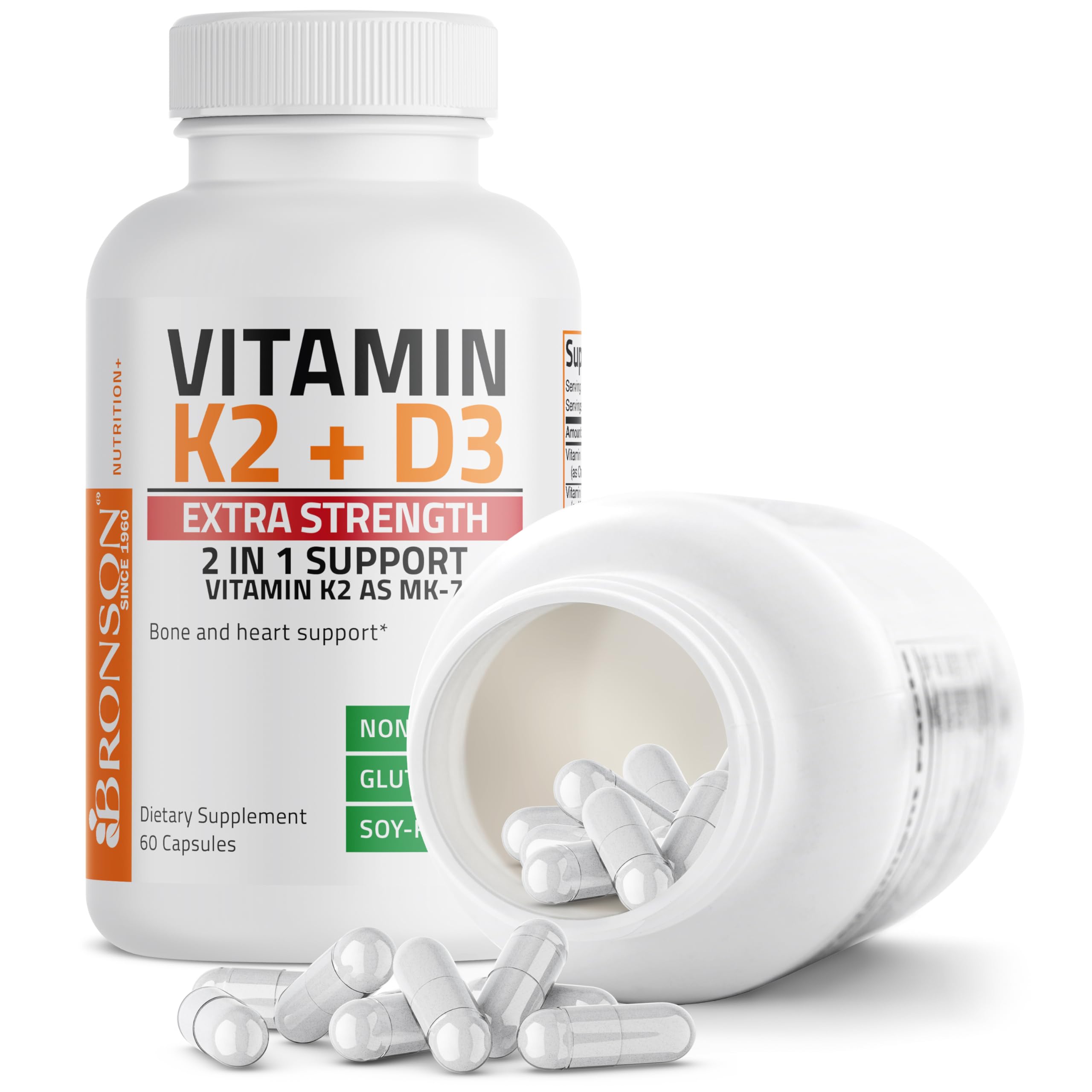 Foto 7 pulgar | Complemente La Vitamina K2 (mk7) De Bronson Con D3 Extra Strength - Venta Internacional