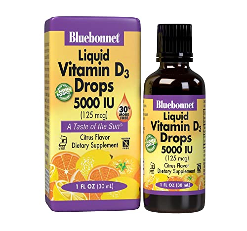 Foto 2 pulgar | Suplemento De Vitamina D3 Líquida Bluebonnet Nutrition 5000 Ui 30 - Venta Internacional.
