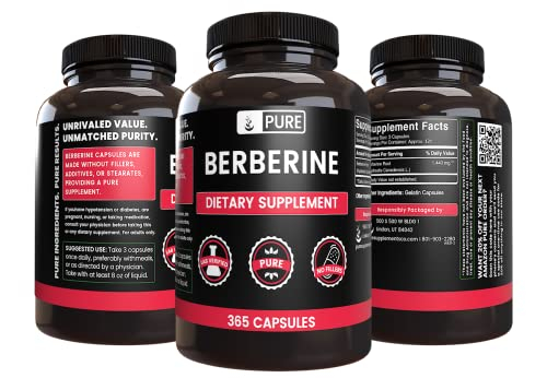 Foto 2 | Suplementos Dietéticos Ingredientes Orgánicos Puros Berberine 365 C - Venta Internacional.