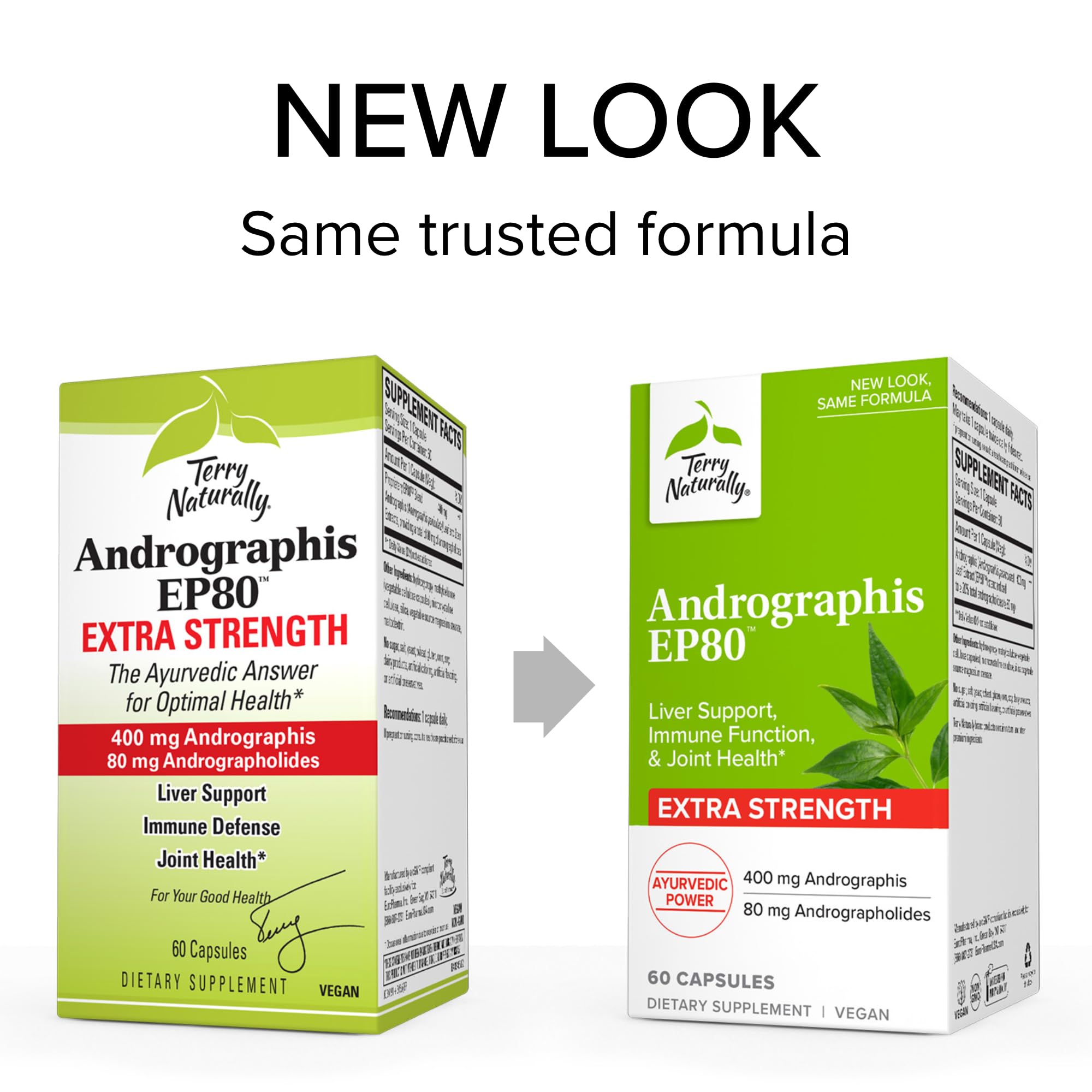 Foto 4 pulgar | Suplemento Terry Naturally Andrographis Ep80 Extra Strength - Venta Internacional.