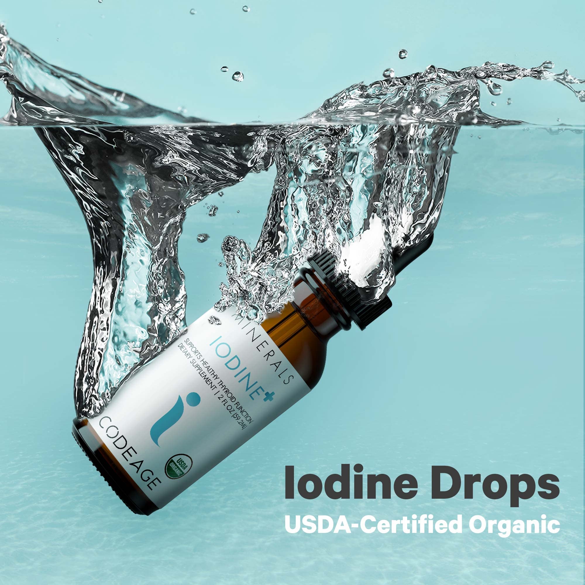 Foto 3 | Suplemento Codeage Iodine + 250 Mcg Usda Organic - Más De 1 Año - Venta Internacional.