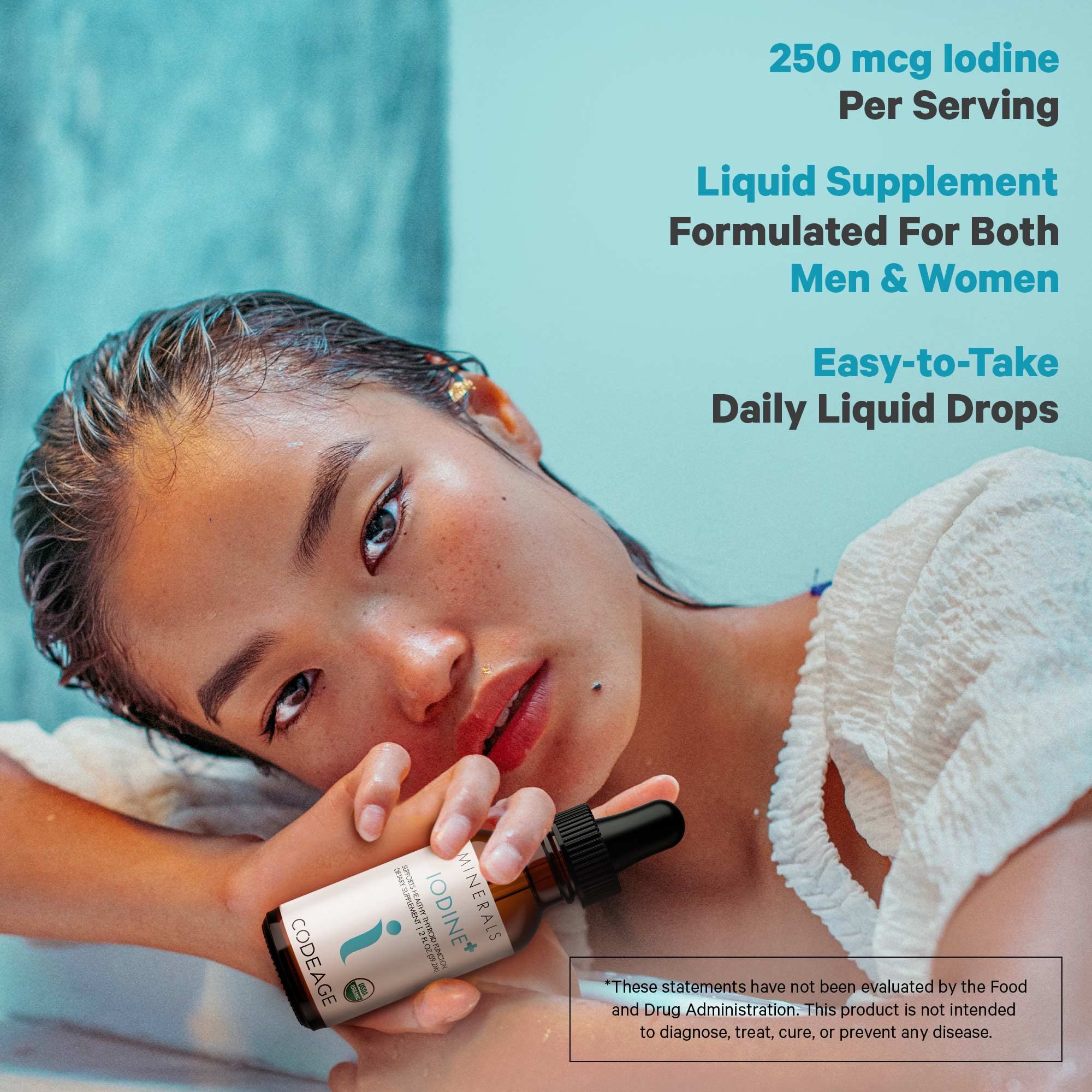Foto 5 | Suplemento Codeage Iodine + 250 Mcg Usda Organic - Más De 1 Año - Venta Internacional.