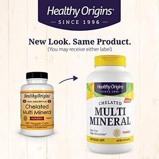 Foto 2 | Suplemento Healthy Origins Con Quelatos Multiminerales 240 Cápsulas - Venta Internacional.