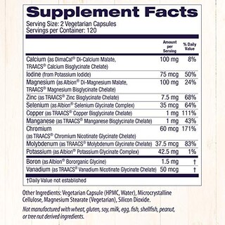 Foto 6 | Suplemento Healthy Origins Con Quelatos Multiminerales 240 Cápsulas - Venta Internacional.