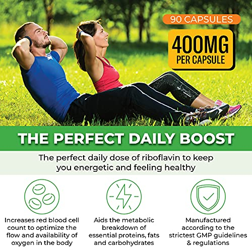 Foto 5 | Suplemento Forestleaf De Vitamina B2 Y Riboflavina, 400 Mg, 180 Cápsulas - Venta Internacional.