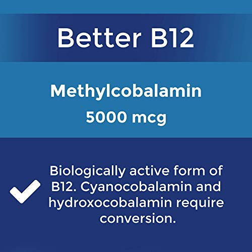 Foto 4 pulgar | Suplemento De Fuente Superior De Vitamina B12, Metilcobalamina, 5000 Mg - Venta Internacional.