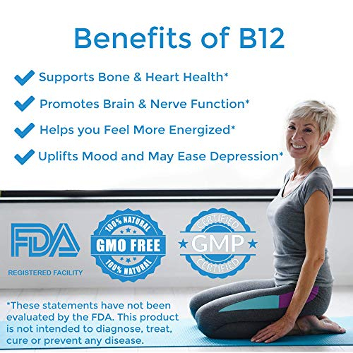 Foto 6 | Suplemento De Fuente Superior De Vitamina B12, Metilcobalamina, 5000 Mg - Venta Internacional.