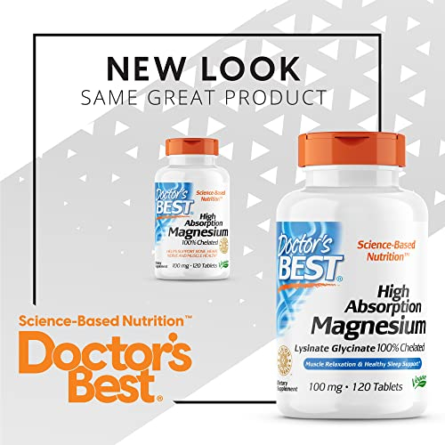 Foto 2 | Suplemento Doctor's Best De Magnesio De Alta Absorción 100 Mg 120 - Venta Internacional.