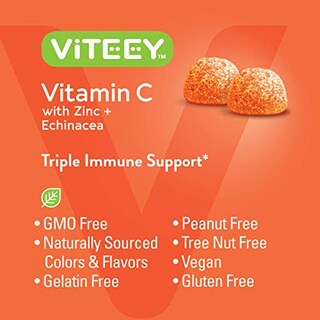 Foto 5 | Gomitas Viteey con Vitamina C con Zinc y Equinácea 60 Unidades - Venta Internacional