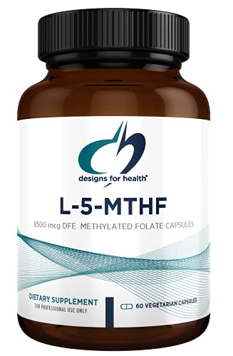 Foto 2 pulgar | Diseños De Suplementos Para La Salud L-5-mthf Folato 5 Mg 60 Cápsulas - Venta Internacional.