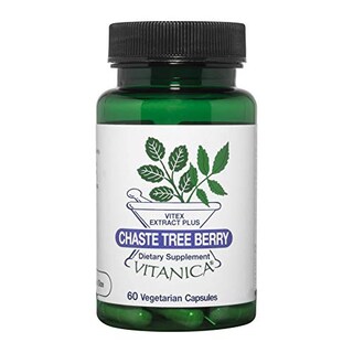 Foto 1 | Suplemento Vitanica, Extracto De Vitex, Bayas De Árbol Casto, 60 Cápsulas - Venta Internacional.