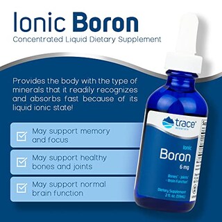 Foto 2 | Suplemento De Oligoelementos De Boro Iónico Líquido, 6 Mg, 60 Ml - Venta Internacional.